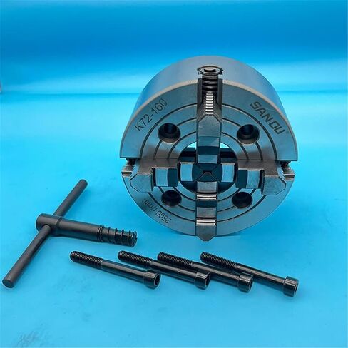 Lathe Chuck 160MM 4 Jaw Independent Chuck K72-160 Manual Metal Lathe Chuck in Saudi Arabia