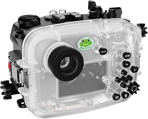 غطاء Searogs تحت الماء لهاتف Sony a6700 مع منفذ مسطح FL1650، [40M/130FT] جراب غطاء غوص مقاوم للماء لهاتف Sony ILCE-6700 مع عدسة EPZ 16-50 مم f3.5/5.6 0SS in Kuwait