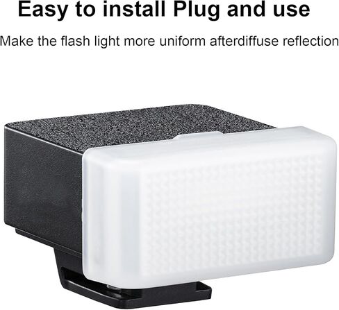 Flash Diffuser White Lamp Shade Diffuser Plug and Play for GODOX IM20 Mini Flash Photography in Saudi Arabia