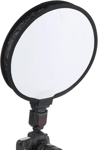 JTLB 40 cm Portable Foldable Round Shape Softbox Diffuser for Camera Flash Light in Saudi Arabia