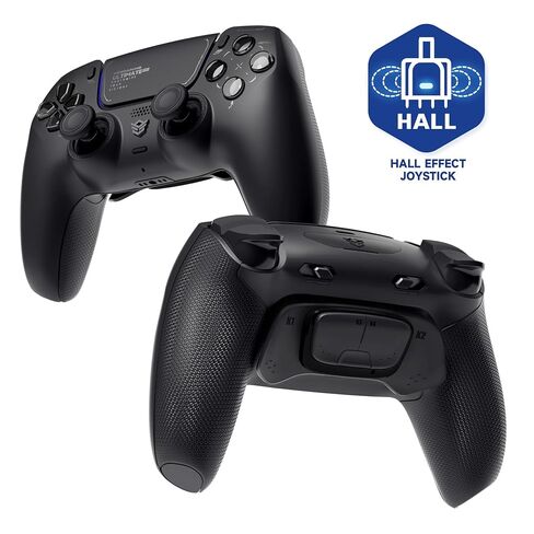 HEXGAMING ULTIMATE PRO Gaming Controller Compatible with ps5/PC/Mobile - 4 Back Buttons, 6 Custom Profiles, Adjustable Triggers, 8 Swappable Thumbsticks - Hall Effect Explorer Black in Kuwait
