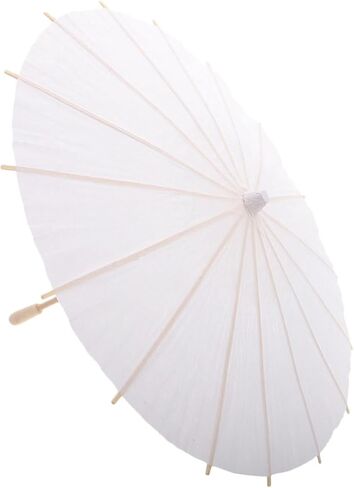 Baluue DIY Tie-Dye Paper Umbrella Parasol Traditional Chinese Decorative Oiled Paper Parasol for Women Wedding Photography Prop 40Cm Diameter in Saudi Arabia