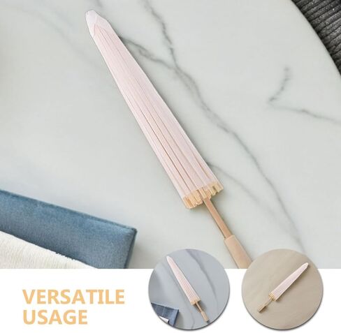 Baluue DIY Tie-Dye Paper Umbrella Parasol Traditional Chinese Decorative Oiled Paper Parasol for Women Wedding Photography Prop 40Cm Diameter in Saudi Arabia