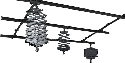 DATOUBOSS 158" x 158" Smallpox Rail Track Kit 4.0M Studio Photography Pantograph Ceiling Rail System 43-200CM Drop Pantograph Ceiling Stand System for Photo Video Studio Shooting (4.0M*4.0M-B) in Saudi Arabia