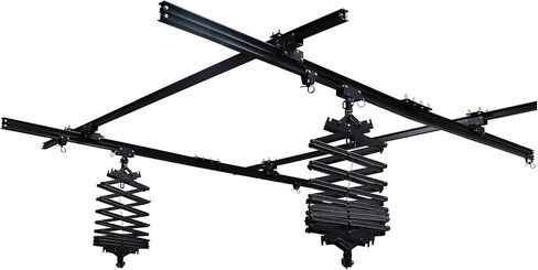 DATOUBOSS 158" x 158" Smallpox Rail Track Kit 4.0M Studio Photography Pantograph Ceiling Rail System 43-200CM Drop Pantograph Ceiling Stand System for Photo Video Studio Shooting (4.0M*4.0M-B) in Saudi Arabia