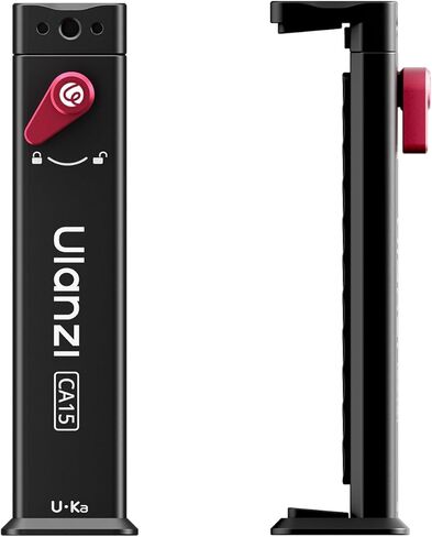 ULANZI CA15 ألومنيوم iPad Tablet حامل ثلاثي القوائم، 13.5-22 سم نطاق مشبك قابل للتعديل مع حذاء بارد علوي، متوافق مع Arca Uka 1/4 بوصة، iPad 2/3/4/Air/Air2/Pro تسجيل الفيديو in Kuwait