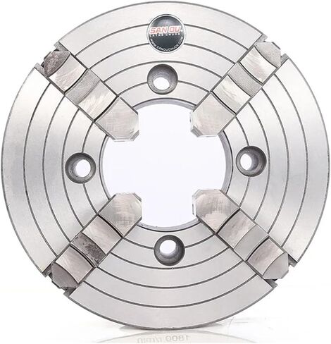 Metal Lathe Chuck 160mm 4 Jaw Independent Chuck K72-160 Manual Lathe Chuck Scroll Chuck for Bench Lathe in Saudi Arabia