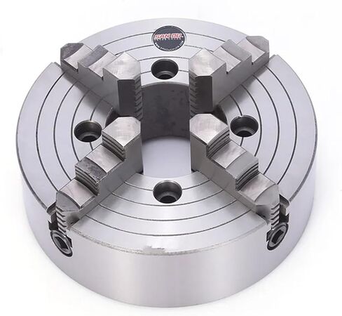 Metal Lathe Chuck 160mm 4 Jaw Independent Chuck K72-160 Manual Lathe Chuck Scroll Chuck for Bench Lathe in Saudi Arabia