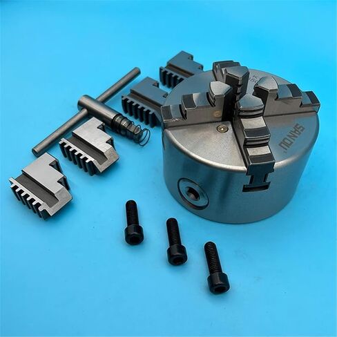 100MM Lathe Chuck 4Jaw Lathe Chuck K12-100 Self-Centering Chuck Mini Metal Scroll Chuck in Saudi Arabia