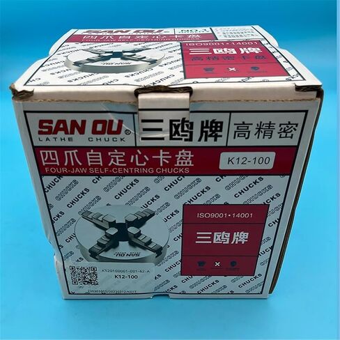 100MM Lathe Chuck 4Jaw Lathe Chuck K12-100 Self-Centering Chuck Mini Metal Scroll Chuck in Saudi Arabia
