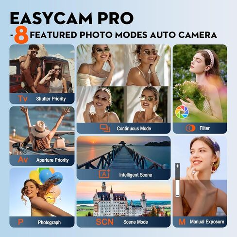 72MP&12X Optical Digital Cameras for Photography, 4K Video Camera, 720°Flip Screen, Vlogging Camera for YouTube with Flash, WiFi & HDMI Output, Autofocus, Anti-Shake,32GB SD Card(Black) in Kuwait