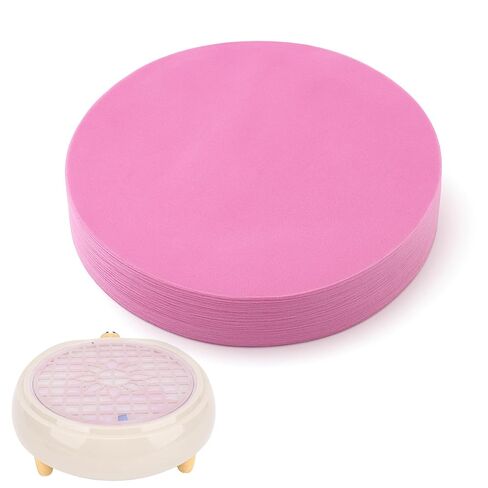 Grevosea 200 Sheets Nail Dust Collector Filter Nail Vacuum Dust Collector Nail Tech Supplies Disposable Nail Paper Sheets for Most of Nail Dust Collector Machine Home Salon Accessories(Pink) in Saudi Arabia