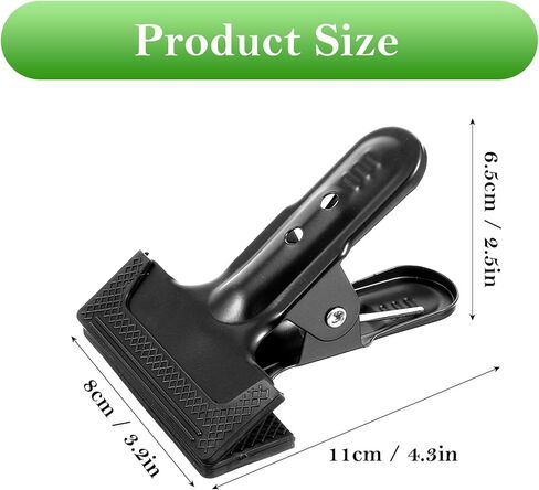 12 Pack Backdrop Spring Clamps - 4.3 Inch Heavy Duty Clips for Photography Background Stands, Woodworking & Home Improvement Projects in Saudi Arabia