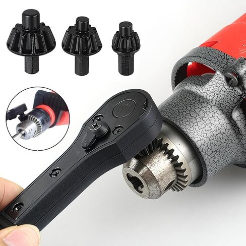 مفتاح ربط بسقاطة 2 في 1 - 2025 أداة بديلة جديدة لمفتاح تشاك عالمي للحفر، 2 في 1 مفتاح ربط بسقاطة مثقاب، متوافق مع معظم المثاقب الكهربائية والأدوات الكهربائية in Kuwait