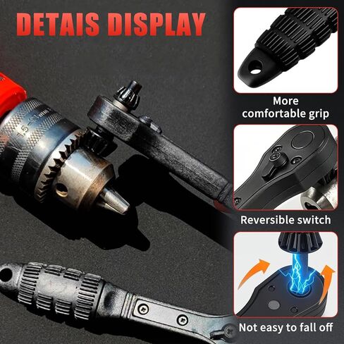 مفتاح ربط بسقاطة 2 في 1 - 2025 أداة بديلة جديدة لمفتاح تشاك عالمي للحفر، 2 في 1 مفتاح ربط بسقاطة مثقاب، متوافق مع معظم المثاقب الكهربائية والأدوات الكهربائية in Kuwait