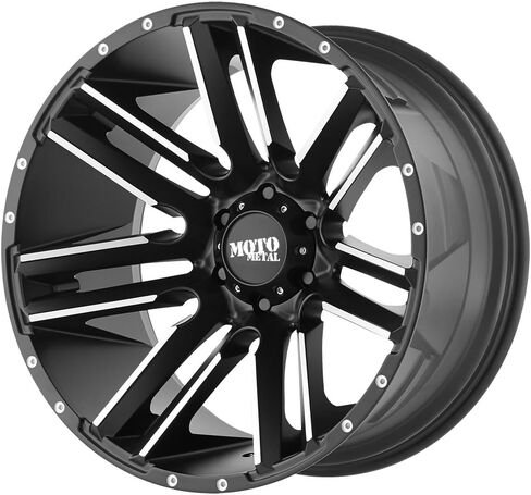 Moto Metal Mo978 20x10 5x5.5 S -BLK Mach -24mm -Mo97821055524N in Kuwait