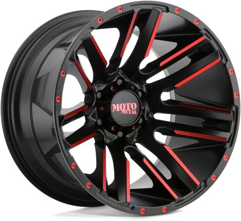 Moto Metal MO978 20X10 5X5.5 S-BLK MACH -24MM - MO97821055524N in Saudi Arabia