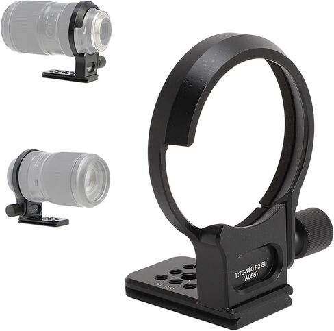 حلقة تثبيت على حامل ثلاثي القوائم لعدسة T70 180 F2.8 II مقاس 70 مم Arca لوحة سريعة الفك - ثبات آمن مع فتحات 1/4 و3/8 بوصة للتصوير الفوتوغرافي في الهواء الطلق in Kuwait