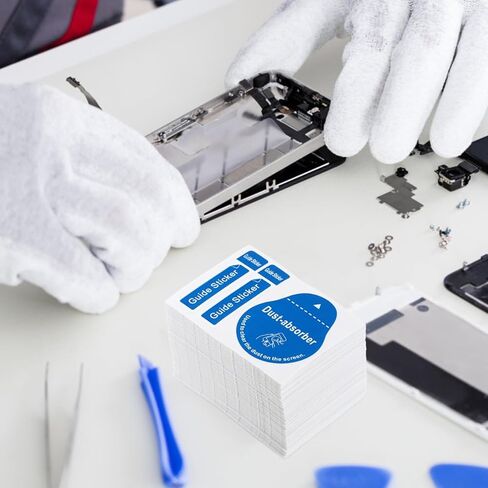 ملصقات إزالة الغبار لشاشة LCD من Uonlytech 600 قطعة لتنظيف شاشة الهاتف اللوحي ومنظف الغبار المحمول لإزالة بصمات الأصابع والأوساخ بشكل فعال in Kuwait