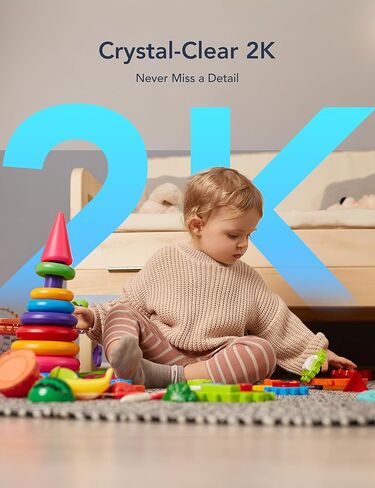 كاميرا أمان داخلية GNCC 2K لمراقبة الأطفال/الحيوانات الأليفة مع شبكة WiFi مزدوجة النطاق، وكاميرا للكلاب مع تطبيق الهاتف، وكشف الحركة، والرؤية الليلية بالأشعة تحت الحمراء، تعمل مع Alexa وGoogle Home، وتخزين بطاقة Cloud وSD، ومكون إضافي، GC4 in Kuwait