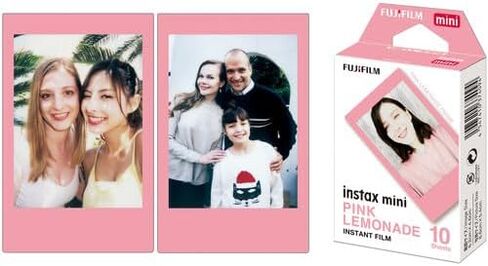 مجموعة متنوعة من أفلام Fujifilm Instax Mini Film - 5 أنماط فريدة لكاميرات Instax + قطعة قماش تنظيف من الألياف الدقيقة لصور Sunshine الإضافية - معكرون - (5 عبوات × 10 ورقات) in Kuwait