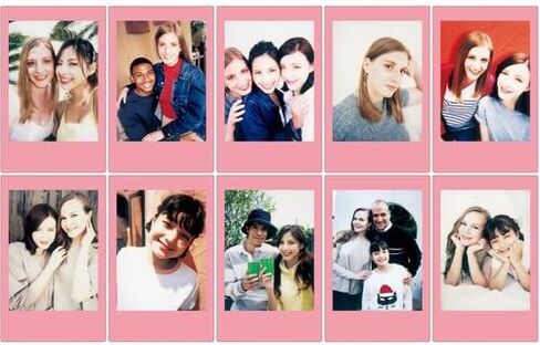 مجموعة متنوعة من أفلام Fujifilm Instax Mini Film - 5 أنماط فريدة لكاميرات Instax + قطعة قماش تنظيف من الألياف الدقيقة لصور Sunshine الإضافية - معكرون - (5 عبوات × 10 ورقات) in Kuwait