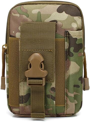 Tactical Phone Pouch Molle Accessories Smartphone Holster Bag, Portable EDC Utility Security Pack, Fit for Waist Belt Case in Saudi Arabia