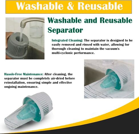 قطعة بديلة لمكنسة Bissell MultiClean Lift-Off 2998، 2849، 2852، 2999، 3000، 3057، 3059 موديل Seperator # قارن بالجزء 1624040 in Kuwait