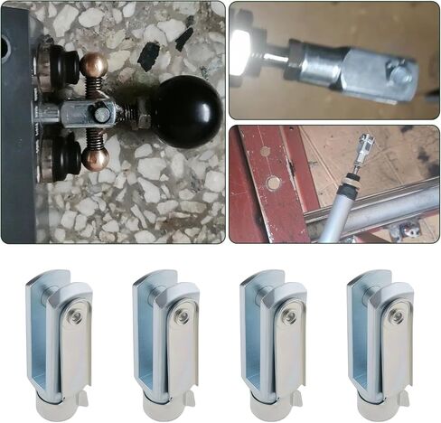 4Pcs M6 Clevis Fork Long with Spring Pin Right Hand Thread Air Cylinder Rod Clevis End Female Thread Y Connector 43mm Length in Saudi Arabia