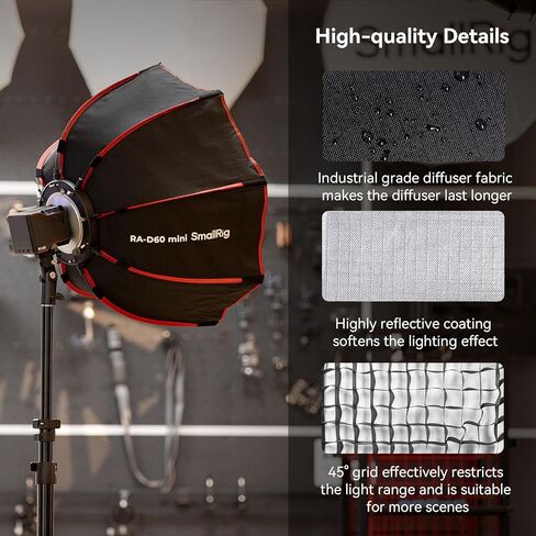 Bundle: SmallRig RC 100B 4894 and RA-D60 Parabolic Softbox 4682 in Saudi Arabia