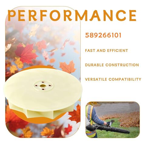 EBZ7500 EBZ8500 Backpack Blower Impeller Fan Fits for RedMax EBZ6500 EBZ7500 EBZ8500 for Husqvarna 570BTS 580BTS Replace OEM 536060201 589266101 576561501 in Saudi Arabia