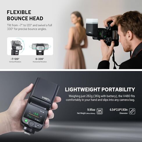 Godox V480 TTL Camera Flash Speedlite (V480F for Fuji) in Saudi Arabia