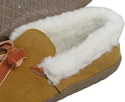 Ciabatta's Women's Ultimate Shearling Lined Slipper (Tan) in Saudi Arabia