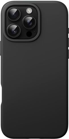 حافظة JETech من السيليكون السائل لهاتف iPhone 16 Pro مقاس 6.3 بوصة، حافظة هاتف واقية لكامل الجسم ناعمة الملمس حريري، غطاء مضاد للخدش ومقاوم للصدمات مع بطانة من الألياف الدقيقة (أسود) in Saudi Arabia