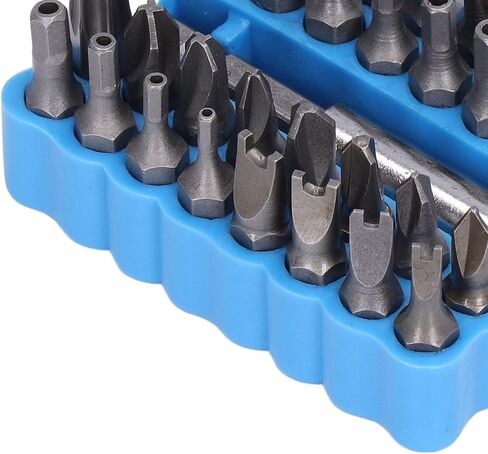 33PCS Security Screwdriver Bit Set, 1/4in Hex Shank Tool Set with Storage Box, Screwdriver Accessories | Wrench Set | Impact Bit Set | Hex Bit Set for Maintenance Repair in Saudi Arabia
