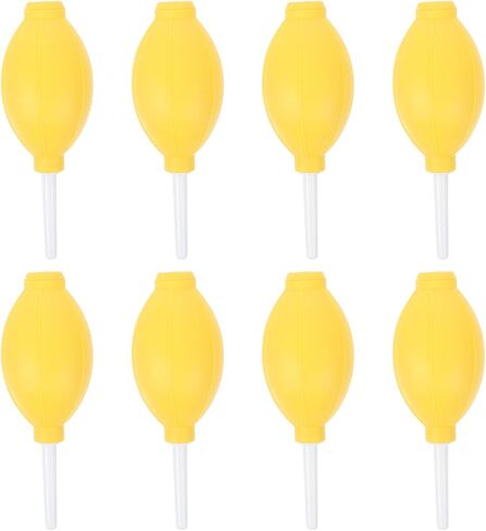 8Pcs Portable Air Blower Dust for Camera Lens and Gardening Plants, Small Squeeze Dust Blower Pump Tool for Electronics and Photo Accessories Random Color Random Color in Saudi Arabia
