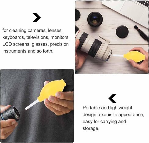 8Pcs Portable Air Blower Dust for Camera Lens and Gardening Plants, Small Squeeze Dust Blower Pump Tool for Electronics and Photo Accessories Random Color Random Color in Saudi Arabia