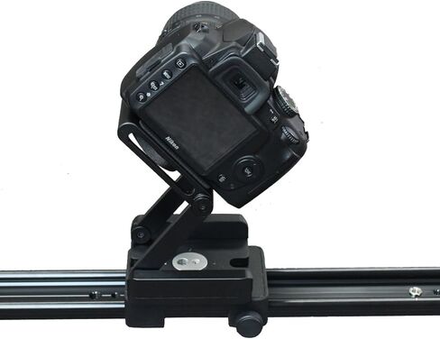 PhotoTrust CNC الألومنيوم استوديو التصوير الفوتوغرافي للطي كاميرا سطح المكتب حامل QR ترايبود Z عموم و فليكس إمالة الكرة رئيس متوافق الشريحة السكك الحديدية كاميرا فيديو مثبت ترايبود + مستوى الفقاعة in Saudi Arabia