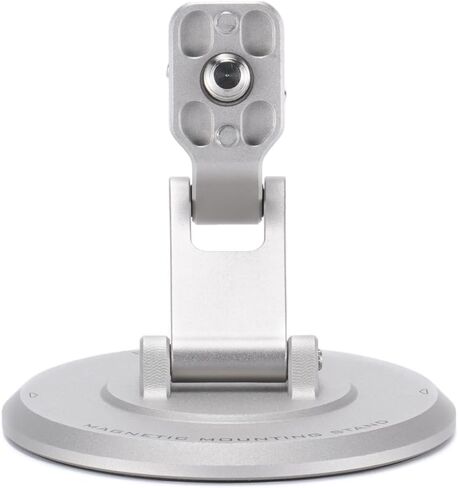 Tilta Magnetic Mounting Stand Compatible with DJI Osmo Pocket 3 & Xtra Muse | 1/4"-20 Thread Magnetic Mount Adapter with Dual Articulation - Titanium White in Saudi Arabia