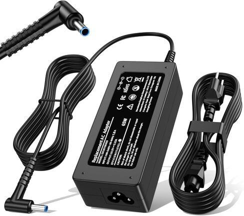 شاحن جديد سليم 65W USB C المحمول متوافق مع HP SPECTER X360 ENVY X360 Chromebook Elitebook X360 ELITE X2 in Kuwait