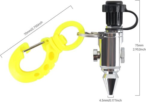 Air Nozzle Blow Gun, Mini Portable Universal Stainless Steel Diving Air Nozzle for Cleaning BCD Inflatable Hoses in Saudi Arabia