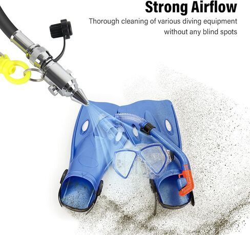 Air Nozzle Blow Gun, Mini Portable Universal Stainless Steel Diving Air Nozzle for Cleaning BCD Inflatable Hoses in Saudi Arabia