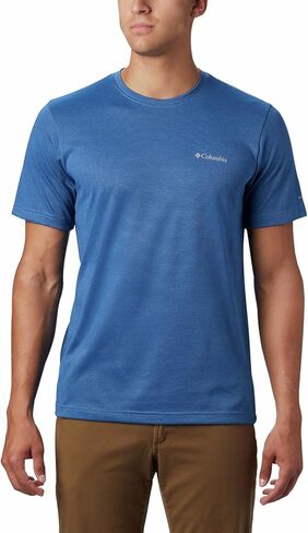 Columbia Men's Thistletown Ridge Crew Shirt, Grey/City Grey, Small in Saudi Arabia