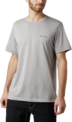 Columbia Men's Thistletown Ridge Crew Shirt, Grey/City Grey, Small in Saudi Arabia