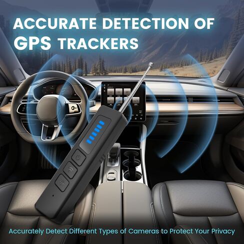 كاشفات الكاميرا الخفية، كاشف تعقب GPS، ماسح ضوئي لاسلكي للإشارة، كاشف كاميرا صغير، مناسب للسيارات والسفر والفنادق والمكاتب والمنزل in Kuwait