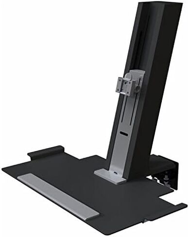 Humanscale QuickStand Light Mount with Large Platform Sit-to-Stand Workstation - Black in Saudi Arabia