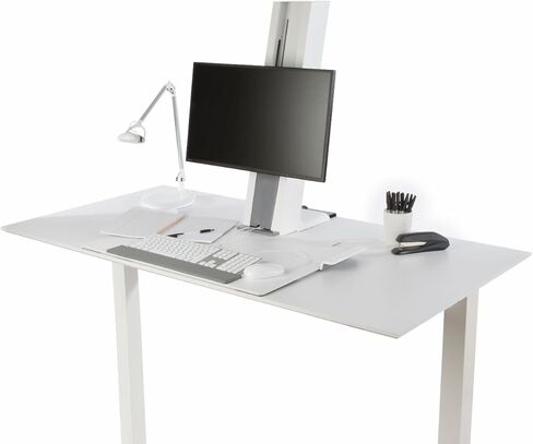 Humanscale QuickStand Light Mount with Large Platform Sit-to-Stand Workstation - Black in Saudi Arabia