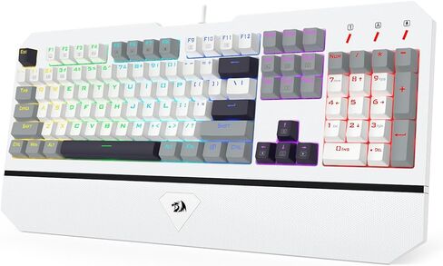 Redragon Wireless Gaming Keyboard and Mouse Combo, Bluetooth/2.4G/USB-C, RGB Backlit, Macro Keys, Rechargeable, Software Support, 75% Portable Quiet Membrane Keyboard & 12800 DPI Mouse in Saudi Arabia