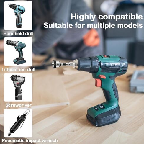 KEWAYO 4pcs Drywall Screw Setter, Magnetic Positioning Screwdriver Bits K5 Bits, 1/4" Hex Shank Drywall Screw Bit, Plasterboard Screws Locating Batch Head Drilling Tools, 50mm in Kuwait