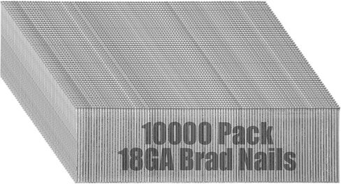 10000 PCS 18 Gauge Brad Nails 1-1/2 Inch Brad Nail Galvanized Brad Nails for Molding Repairing Cabinetry Building Assembly in Saudi Arabia